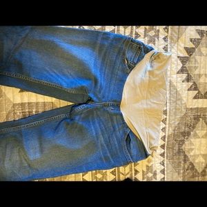 Indigo Blue Never Worn Maternity Capris